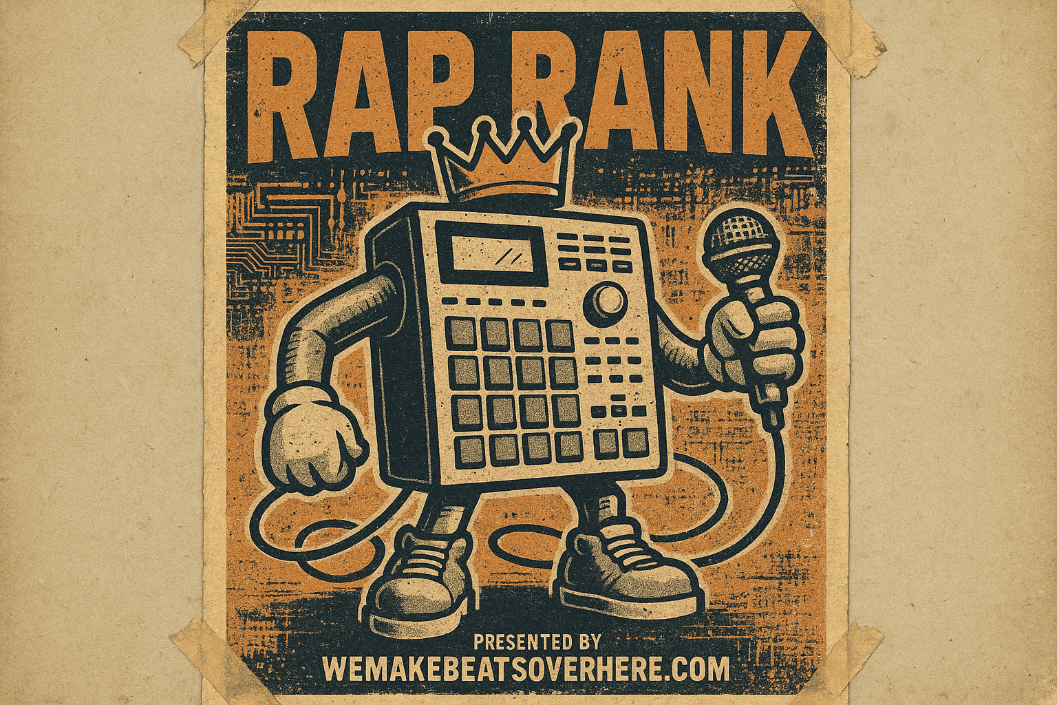 Rap Rankings App Mockup & Interface
